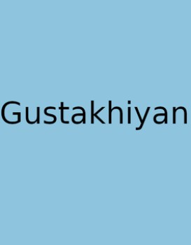 Gustakhiyan