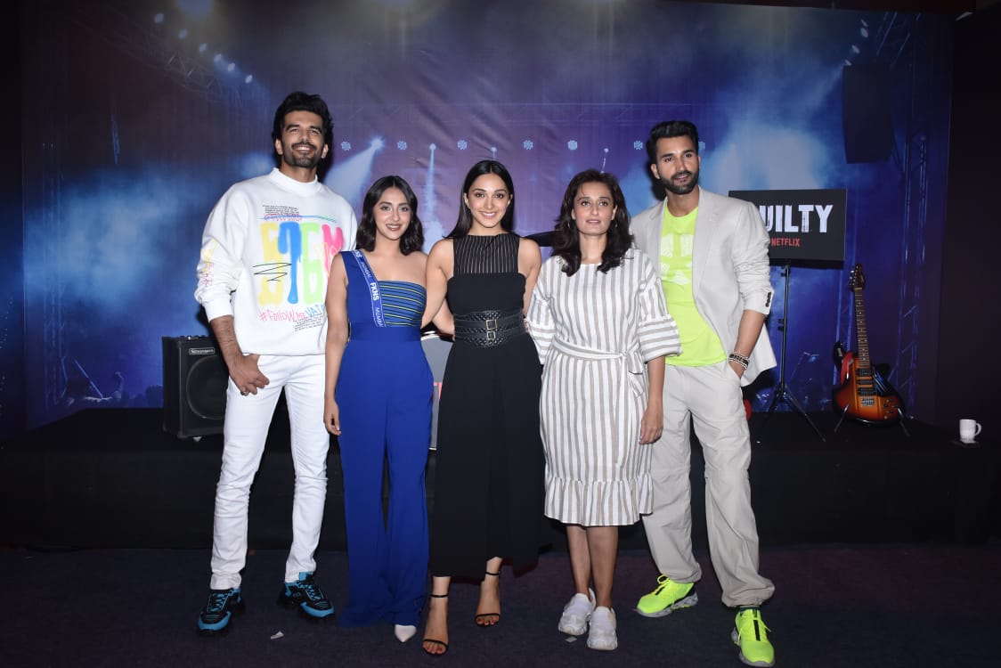 Kiara Advani & others snapped promoting Netflix's film Guilty