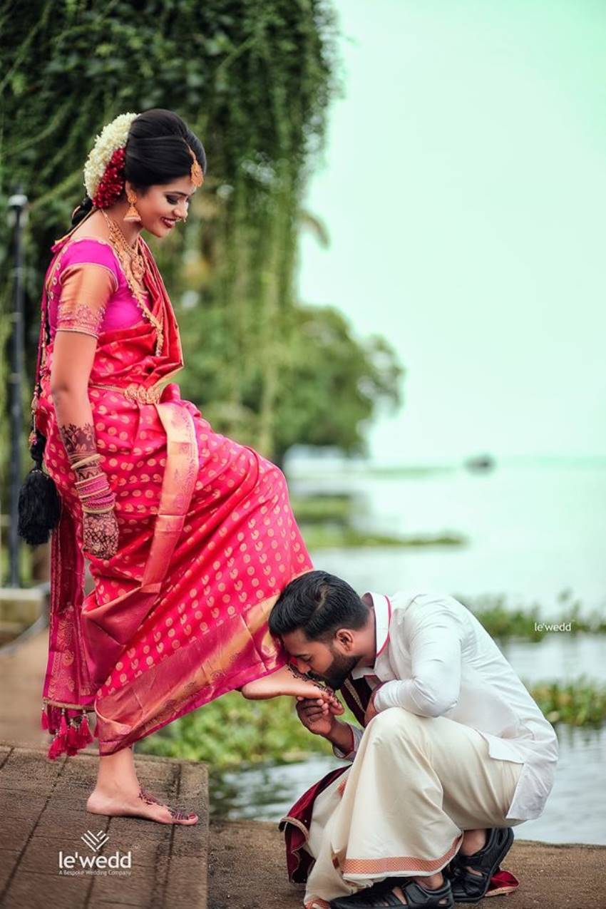 Srilankan Couples Pre Wedding Photo shoot At Athirappally Riverside, Kerala