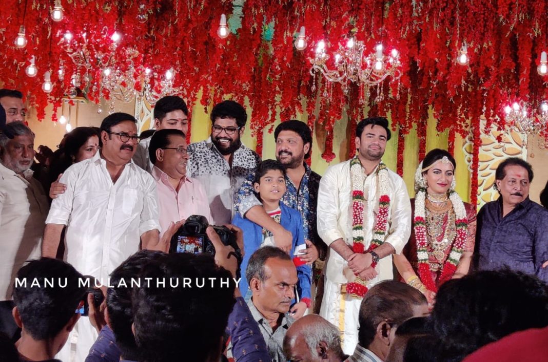 Maniyanpilla Raju Son Sachin Marriage with Aiswarya