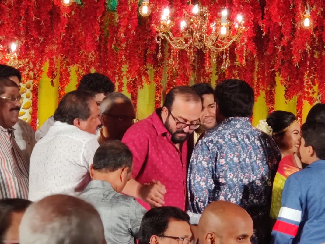 Maniyanpilla Raju Son Sachin Marriage with Aiswarya