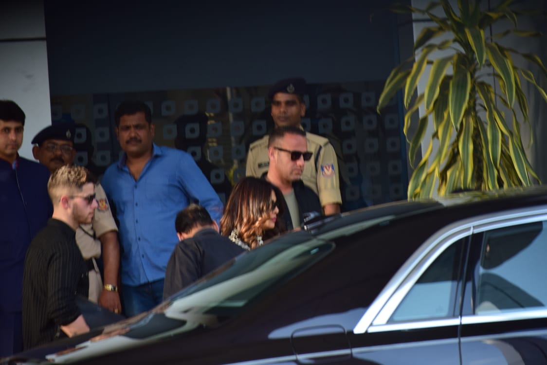 Priyanka Chopra and Nick Jonas snapped at Kalina Airport in Mumbai